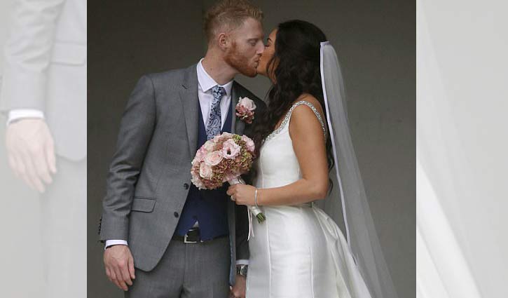 England cricketer Ben Stokes marries