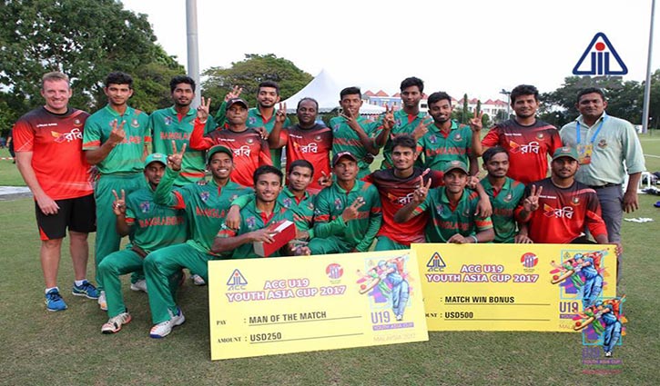Bangladesh thrash Malaysia by 262 runs