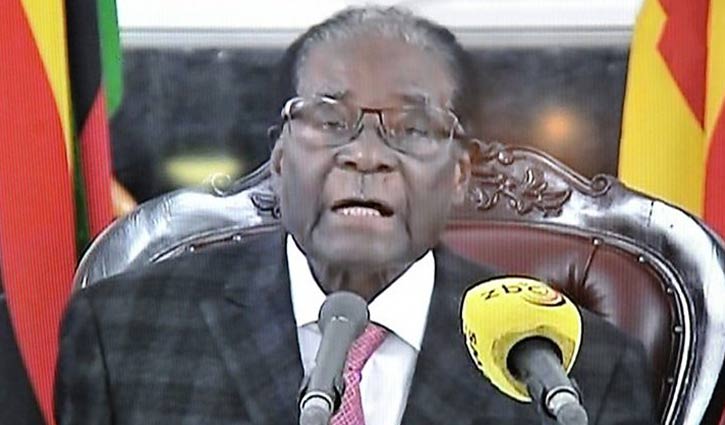 No resignation as Mugabe addresses nation