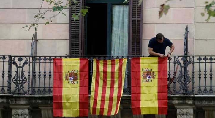 Spain marks unity amid Catalan crisis