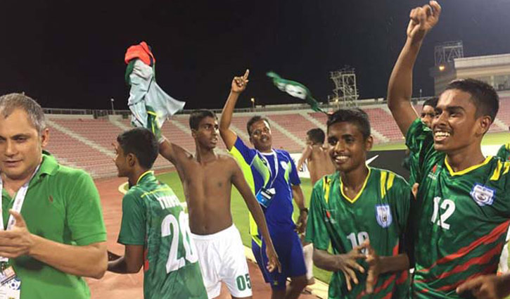 Bangladesh boys beat Qatar