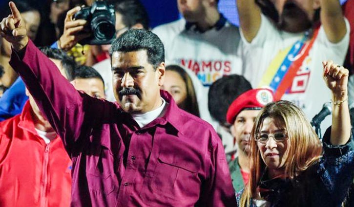 Venezuela's Maduro re-elected amid outcry over vote
