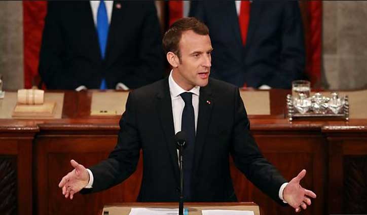 Macron attacks nationalism in US speech