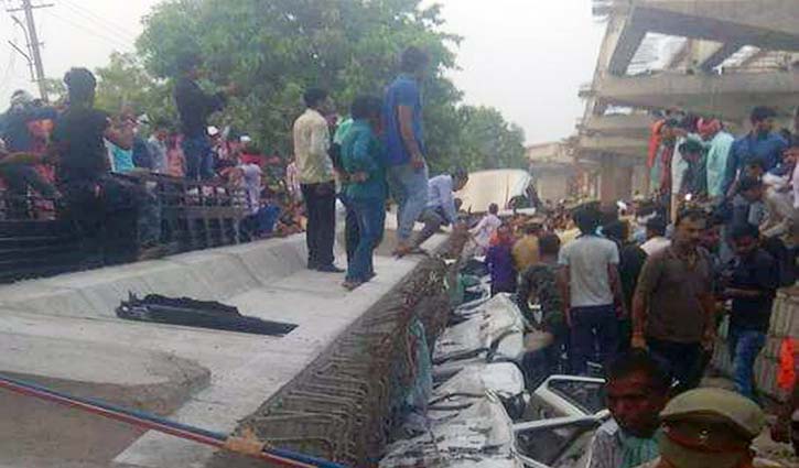 12 dead in India flyover collapse