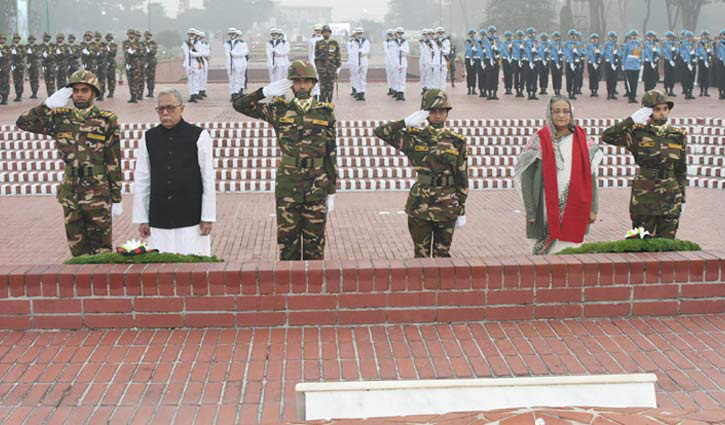 President, PM pay tributes to martyrs on Victory Day
