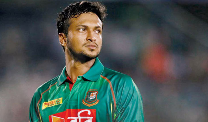 Shakib Al Hasan fined for showing dissent