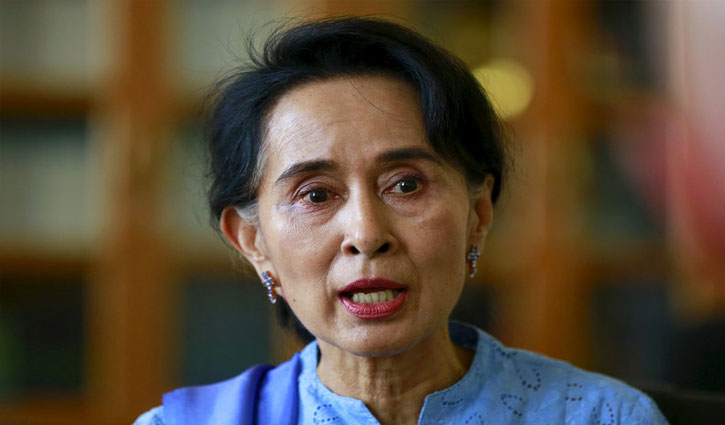 Timing of Rohingya return depends on Bangladesh: Suu Kyi