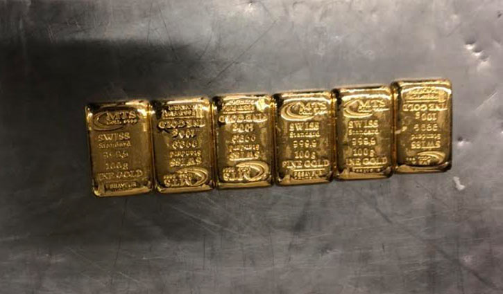 Gold worth Tk30 lakh seized in Dhaka Airport