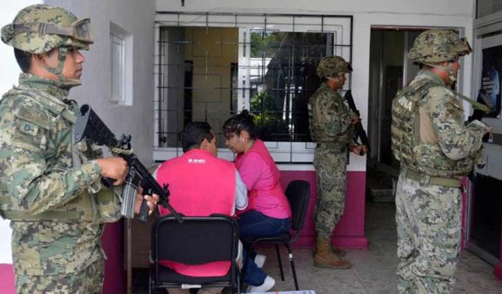 Violence feared centring Mexico elections today