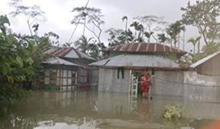 Low lying areas of Bhola inundated