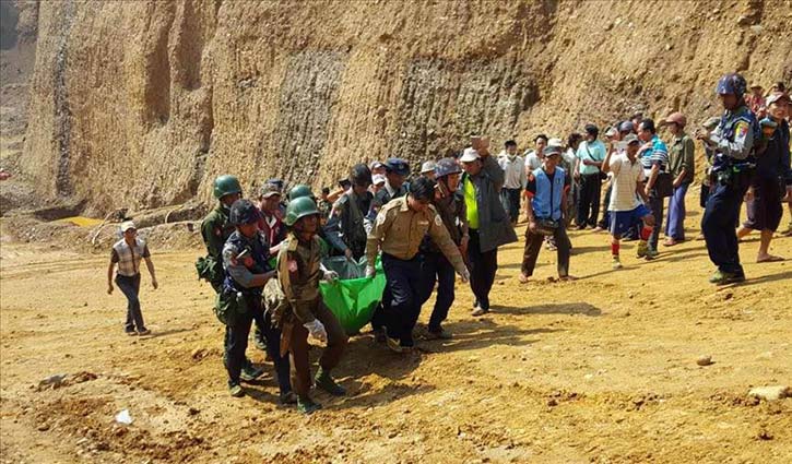 Myanmar jade mine landslide kills 15