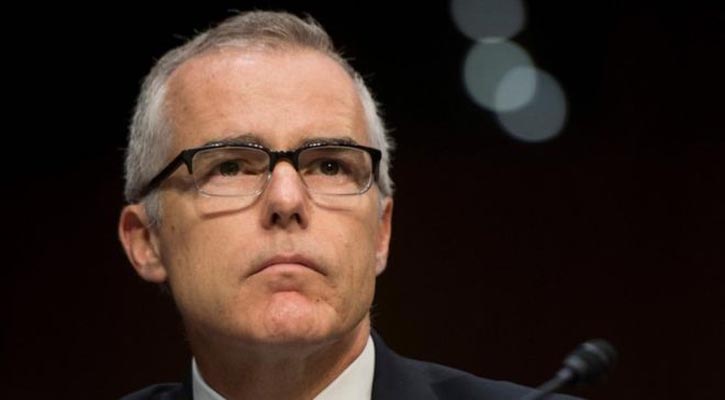 Former FBI deputy head McCabe sacked
