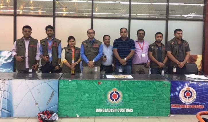 3kg gold seized at Shahjalal Int'l Airport