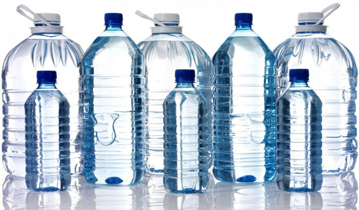Plastic particles found in bottled water