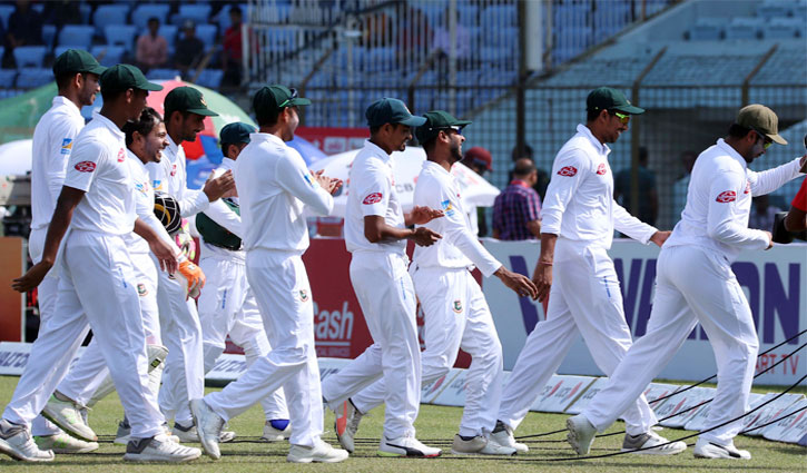Bangladesh wins first Test against West Indies