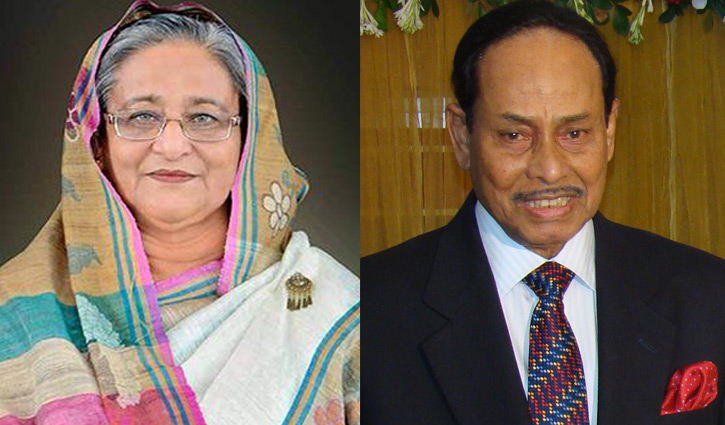 Ershad writes to PM Hasina over seat sharing