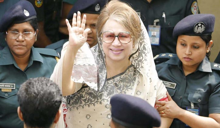 Khaleda Zia moved back to jail from hospital