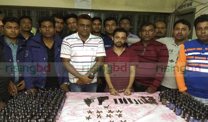 Terrorist held with fire arms in Tangail