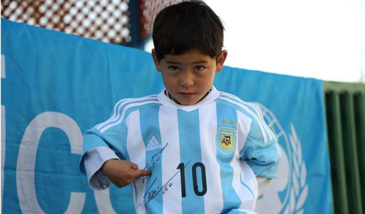 Afghanistan's 'Little Messi' flees home