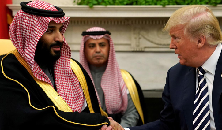 Saudi crown prince loves working with Trump