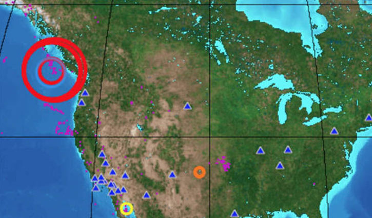 3 powerful earthquakes strike off coast of Canada