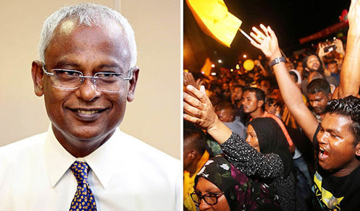 Opposition candidate Solih wins Maldives' presidential poll