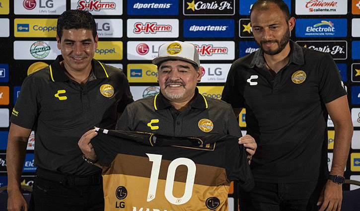 Maradona joins Mexican club as coach