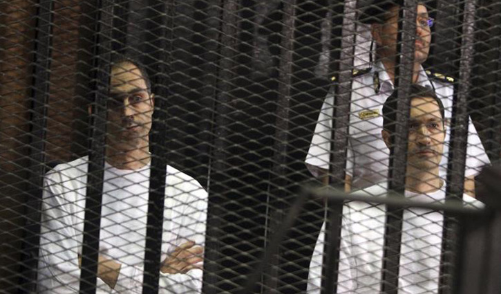 Ex-president Mubarak's sons arrested