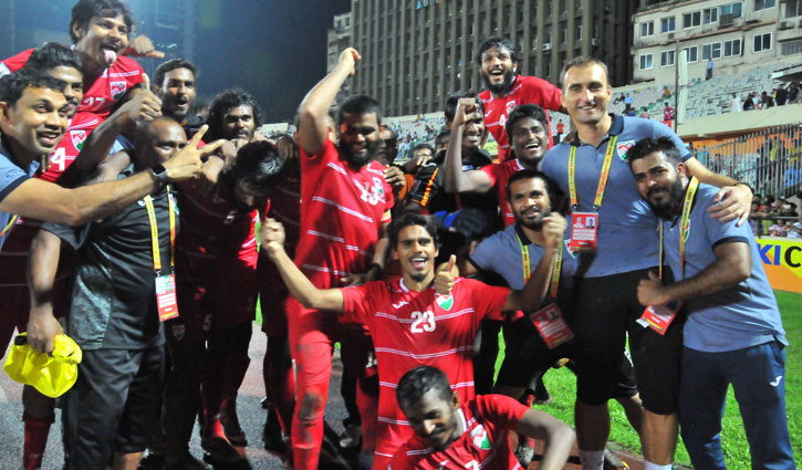 Maldives beat India to lift SAFF trophy