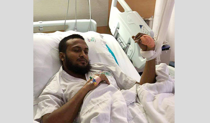 Shakib undergoes surgery