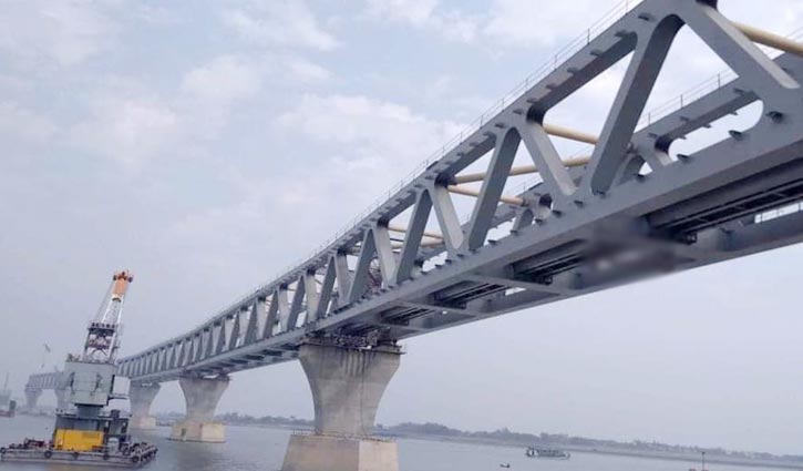 11th span of Padma Bridge installed, 1650-meter visible