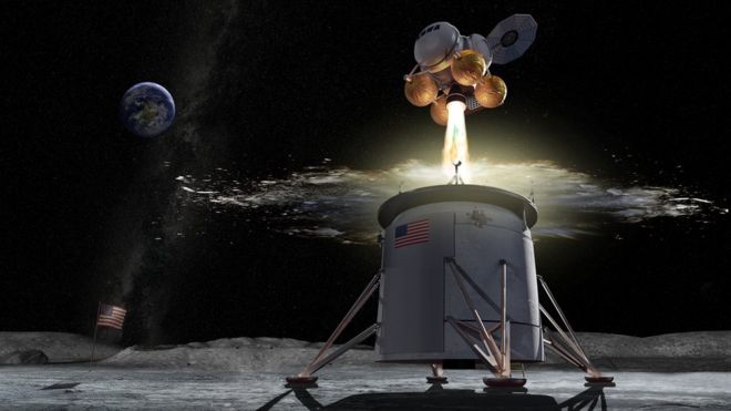 Nasa picks headquarters for Moon lander