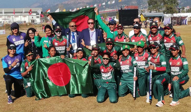 Bangladesh woman cricket team win gold