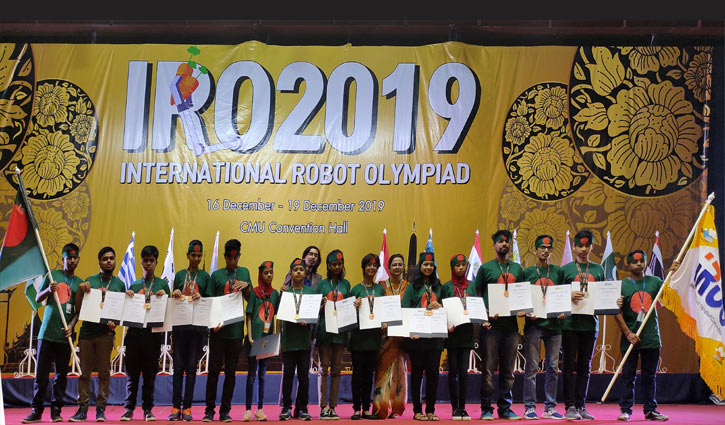 Bangladesh win gold, 9 other medals in Robot Olympiad