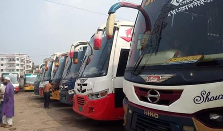 Bus service suspended from Mymensingh