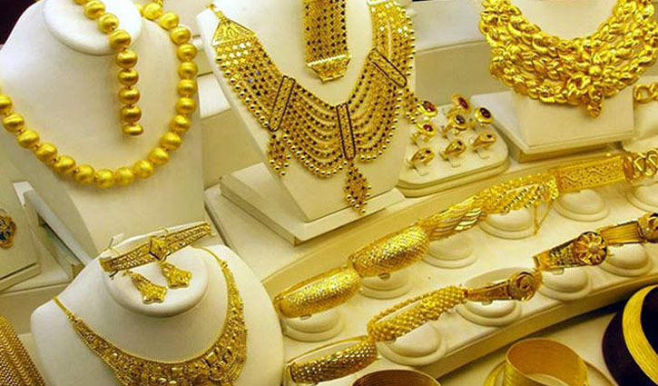 Gold prices up again by Tk1,166 per bhori