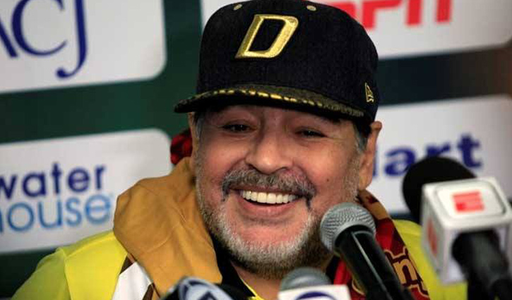 Maradona reveals he has three children in Cuba