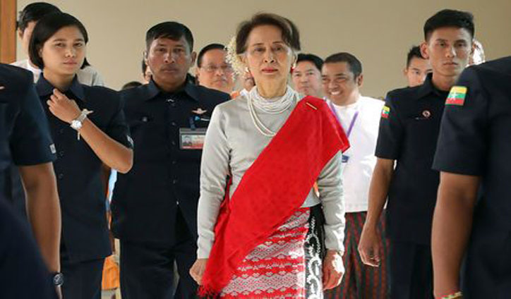 Aung San Suu Kyi woos investors to crisis-hit Rakhine