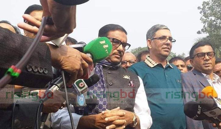 BNP is acting recklessly: Obaidul Quader
