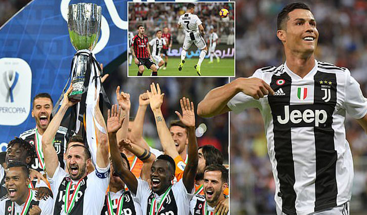 Ronaldo wins Supercoppa for Juventus