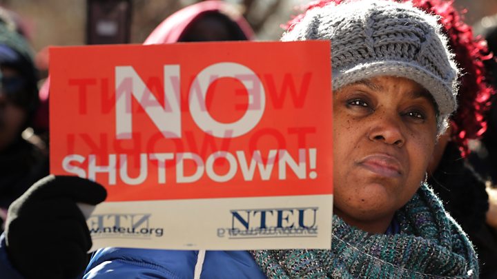 US shutdown bites as federal workers miss payday