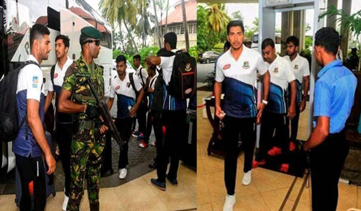 Tigers arrive in Sri Lanka amid tight security