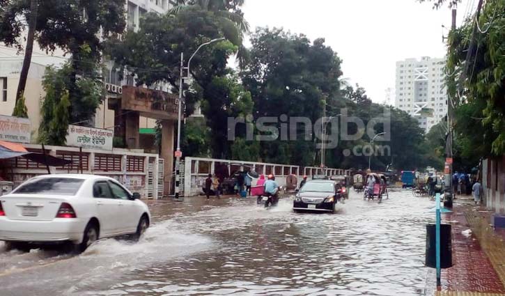 Monsoon rain disrupts city life