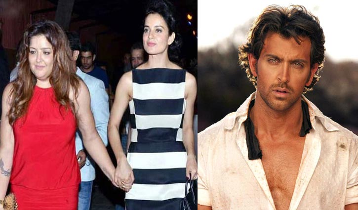 Hrithik's sister shows her support towards Kangana