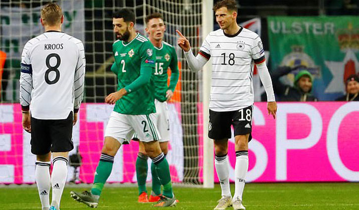 Serge Gnabry hat-trick helps Germany thrash Northern Ireland 6-1