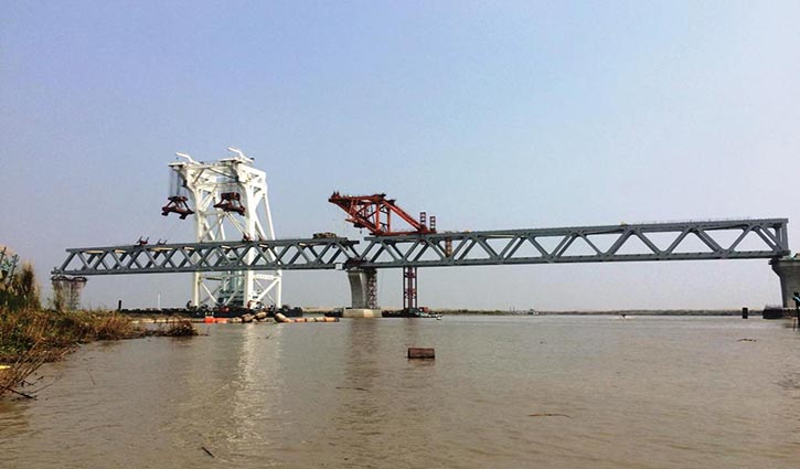 16th span of Padma Bridge installed