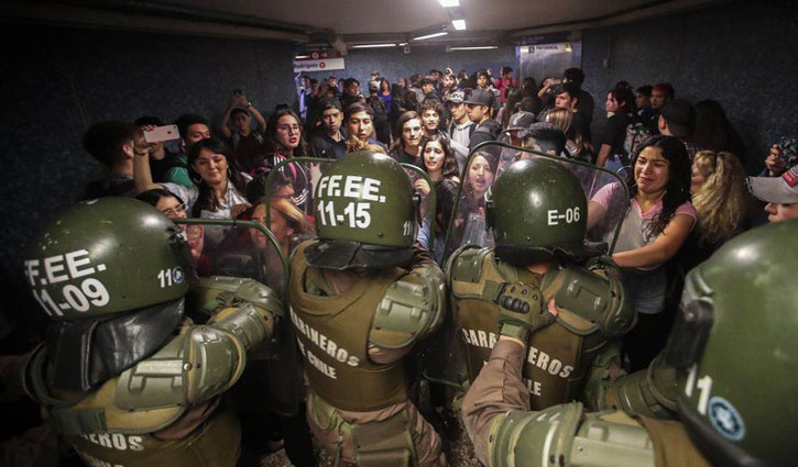 Chile’s capital in state of emergency 