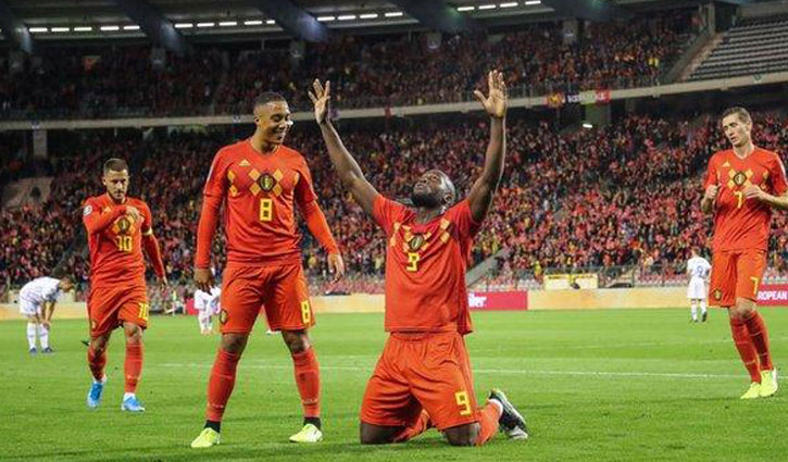 Belgium put nine past San Marino to reach Euro 2020