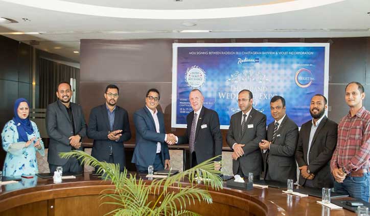 Violet Incorporation signs MoU with Radisson Blu Chattogram
