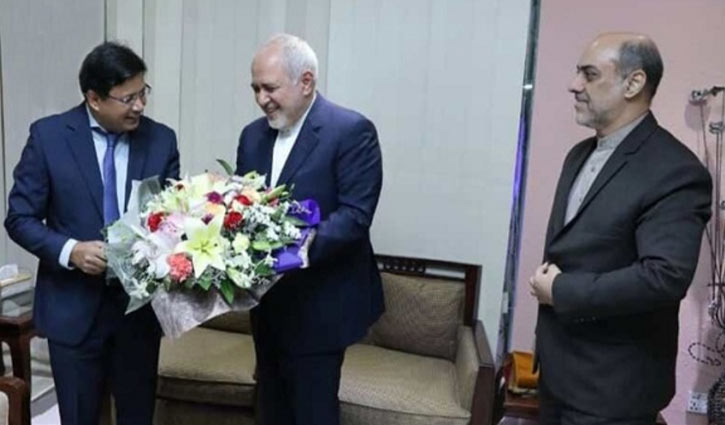 Iran's foreign minister arrives in Dhaka